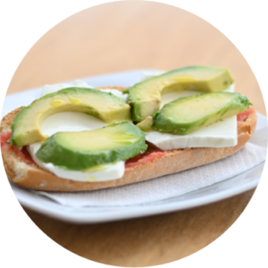 AVOCADO AND FRESH CHEESE — Horizon Ibiza
